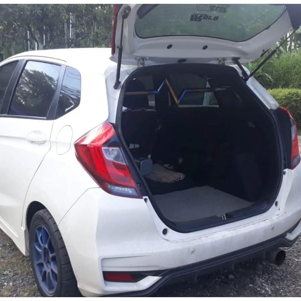 C BAR MOBIL CUSTOM HONDA JAZZ GK5 MODEL ZIG-ZAG PNP STABILIZER MOBIL JAZZ GK 5 CUSTOM STAINLESS