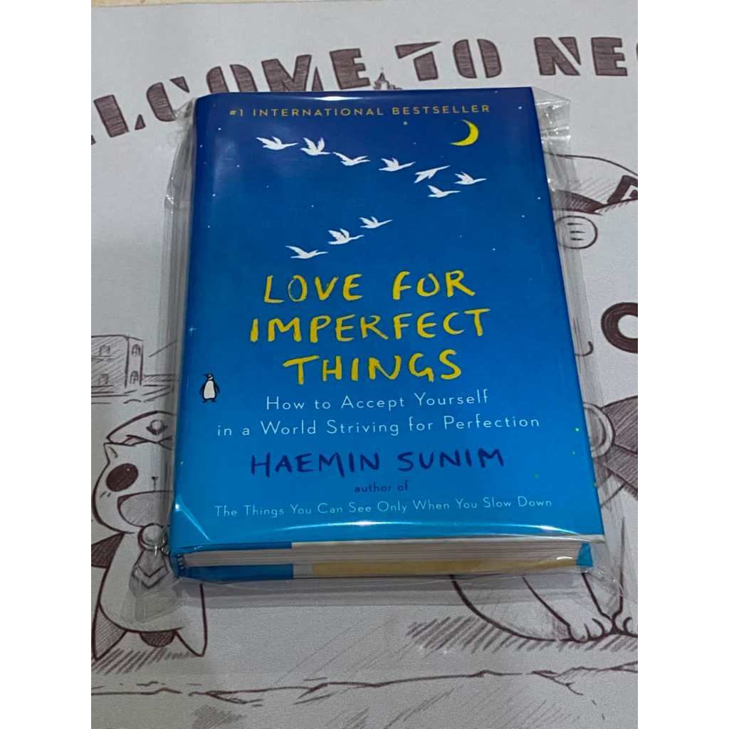 PRELOVED Love for Imperfect Things - Haemin Sunim ORIGINAL English Kolpri Buku IMPORT HC 97801431322