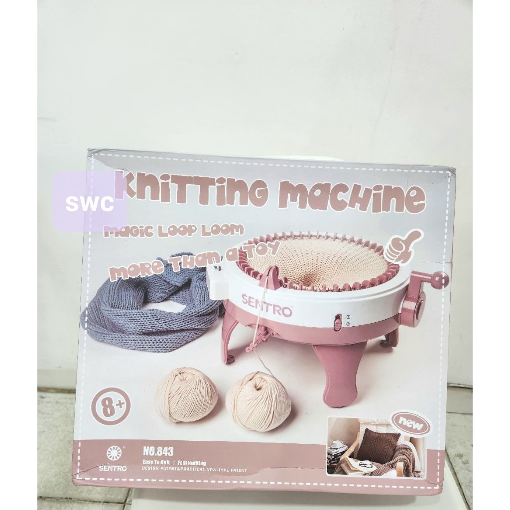 sentro mesin rajut/knitting mesin/mesin rajut tangan/mesin engkol