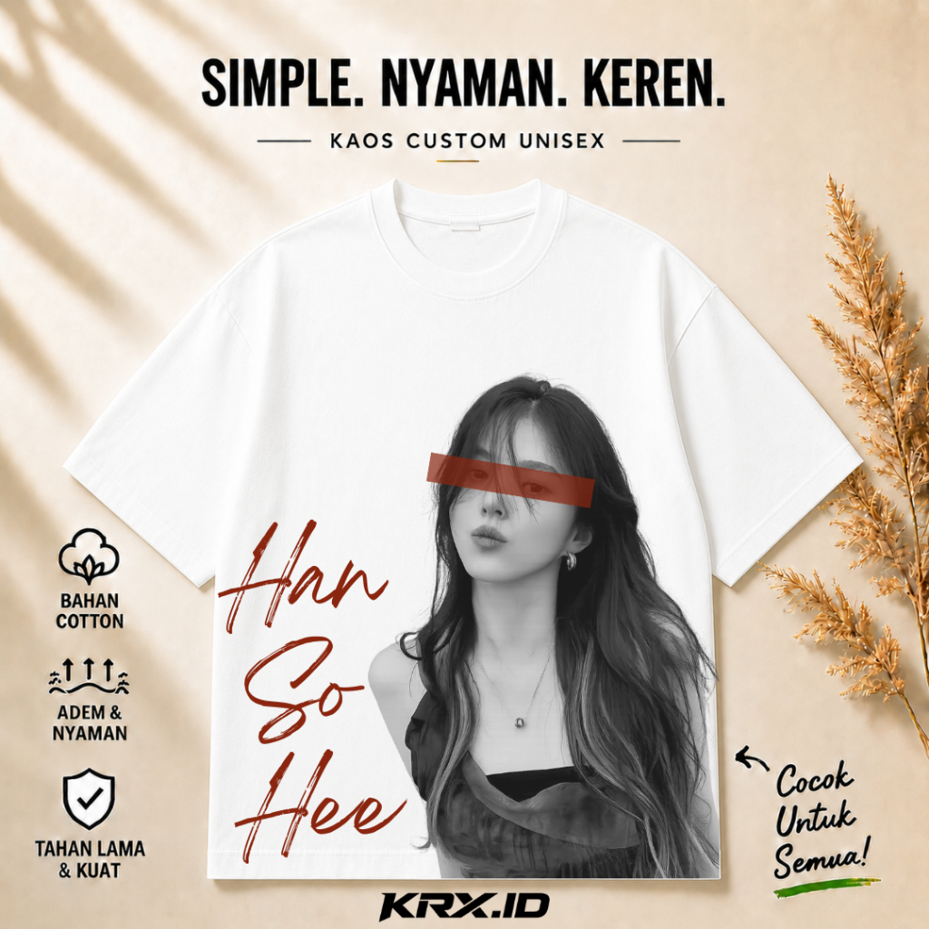 T-Shirt Oversize Han So Hee