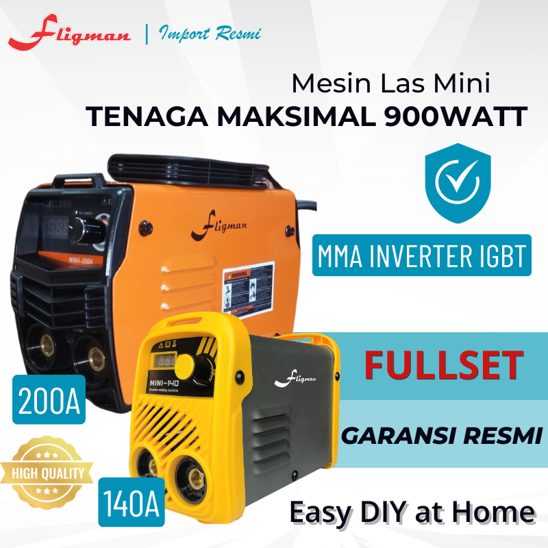 Mesin Las Mini Mma 200 Trafo Las Listrik Inverter Portable