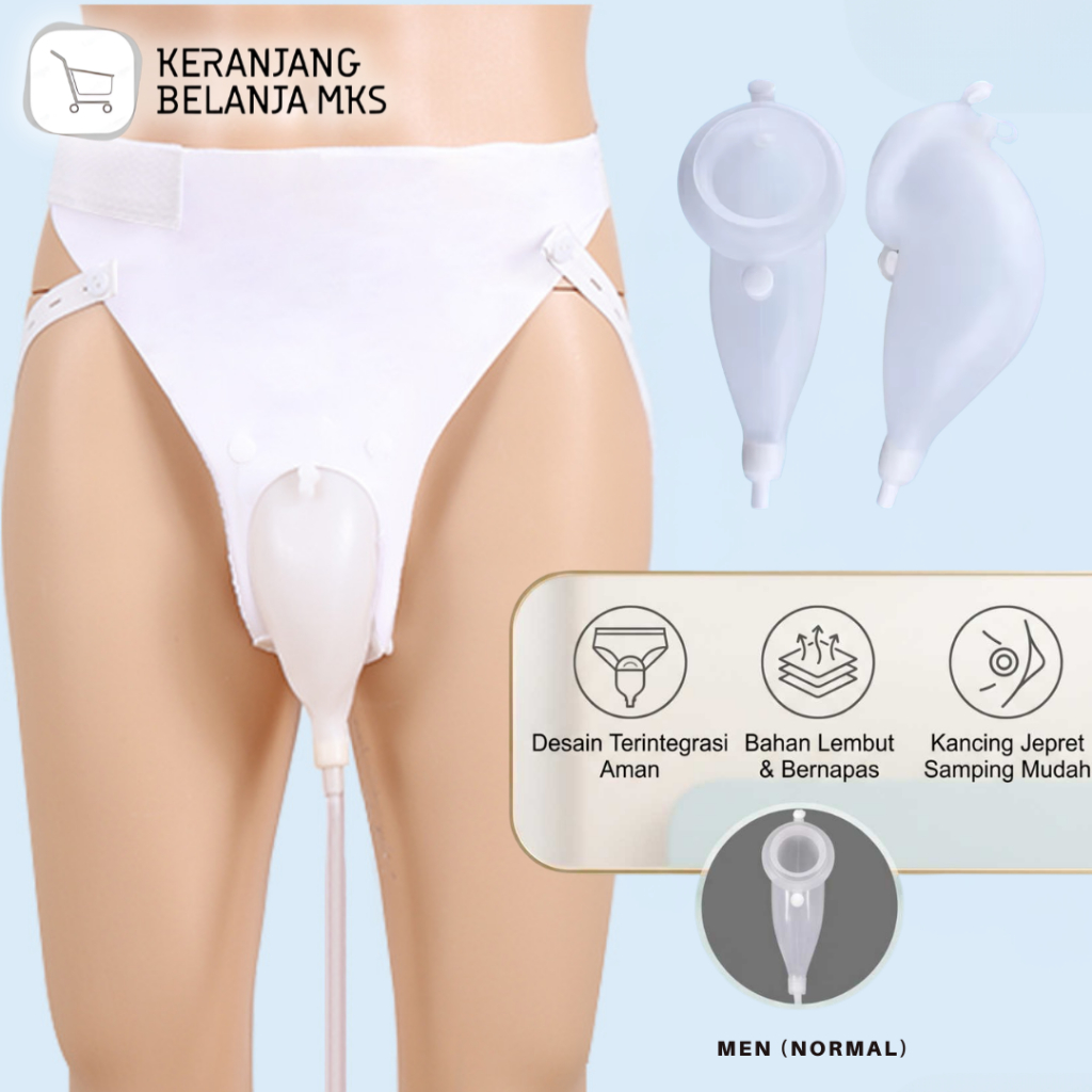 Celana Kateter Urine Alat Bantu Kencing Urinal Bag Pria