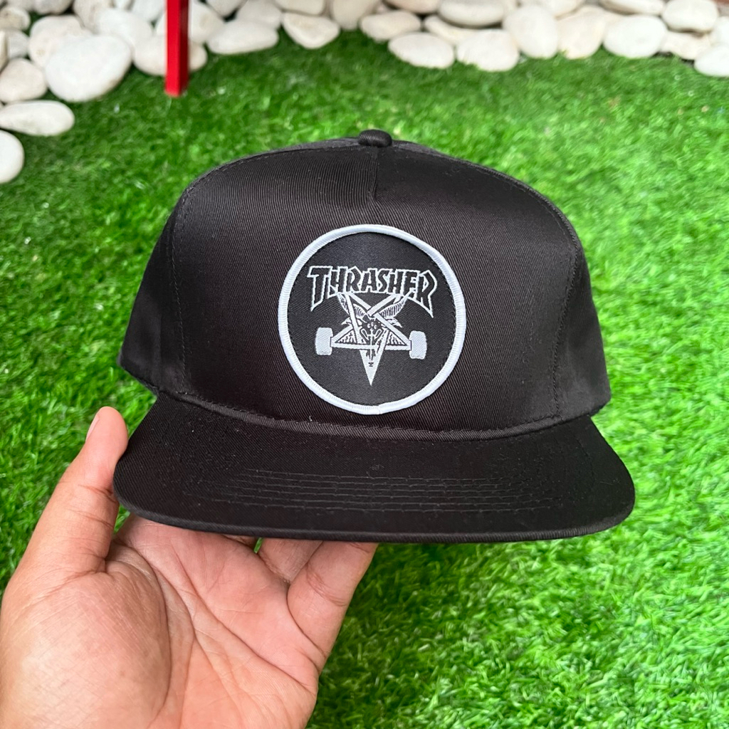Topi Thrasher Skate Goat Snapback Cap
