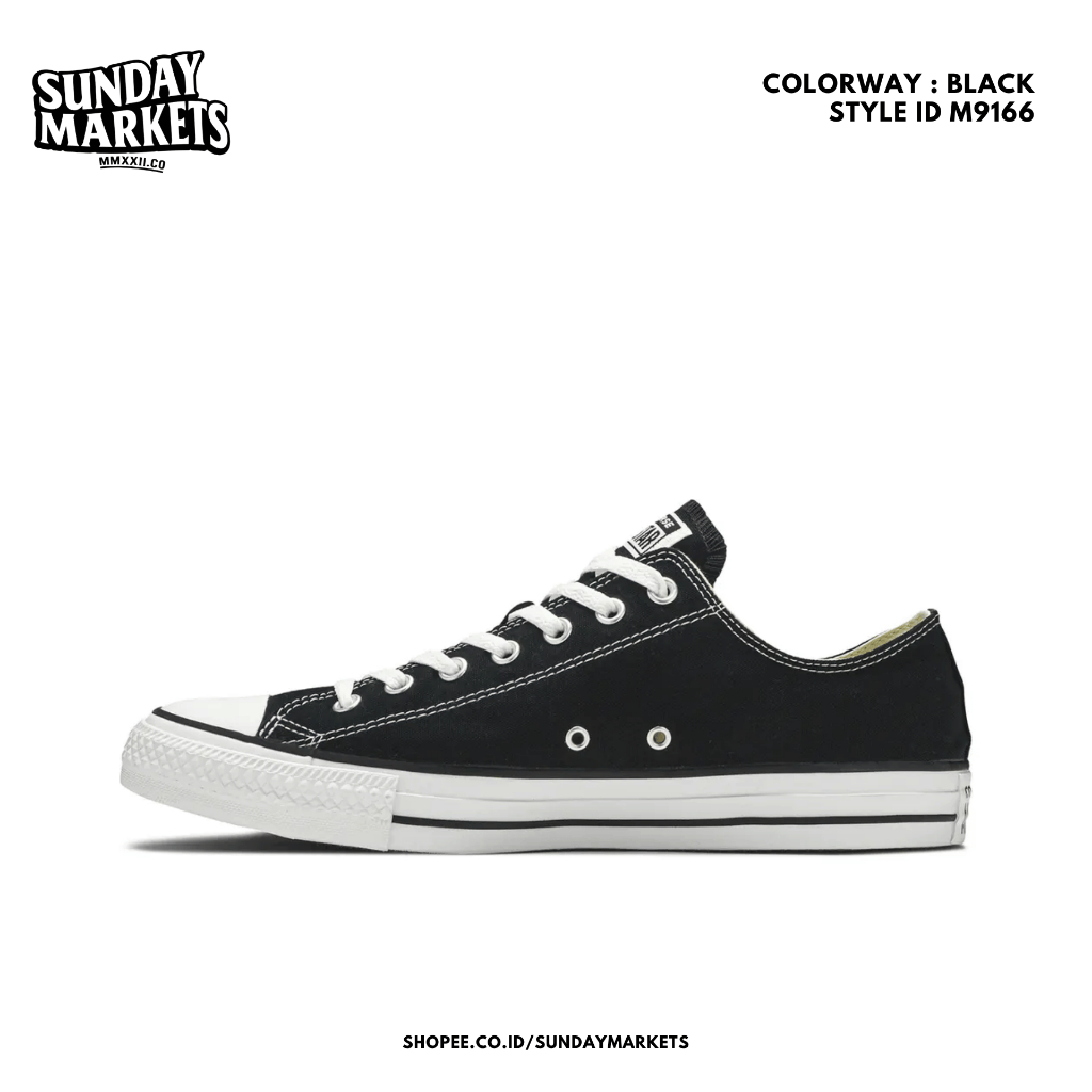 Converse All Star Low Black White BNIB 100% Global
