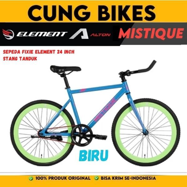 SEPEDA FIXIE ALTON FX MISTIQUE 24 STANG TANDUK cung bikes