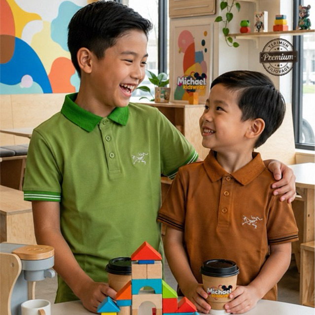 Baju Kaos Kerah Poloshirt WACK 6704 Anak Cowok/Laki laki Style Premium Usia 2-17 Tahun