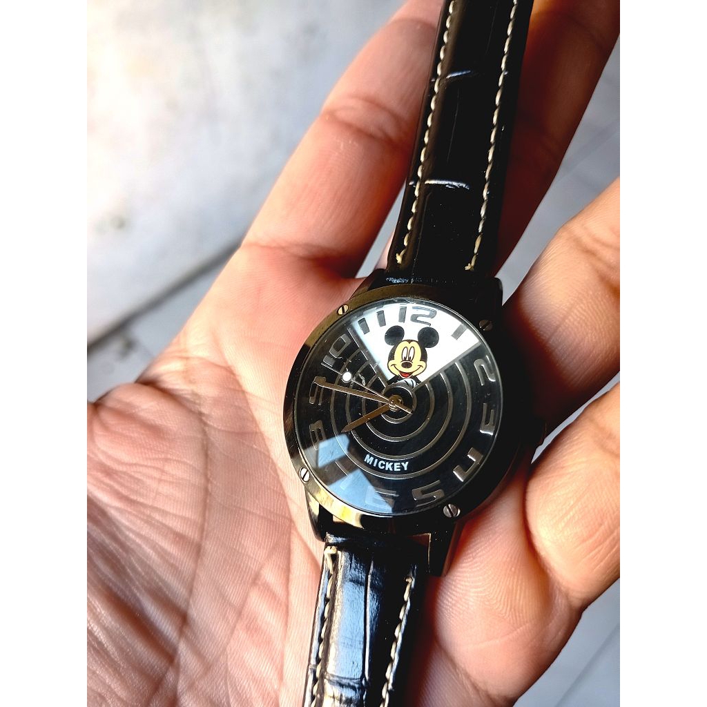 jam tangan disney original second motif micky