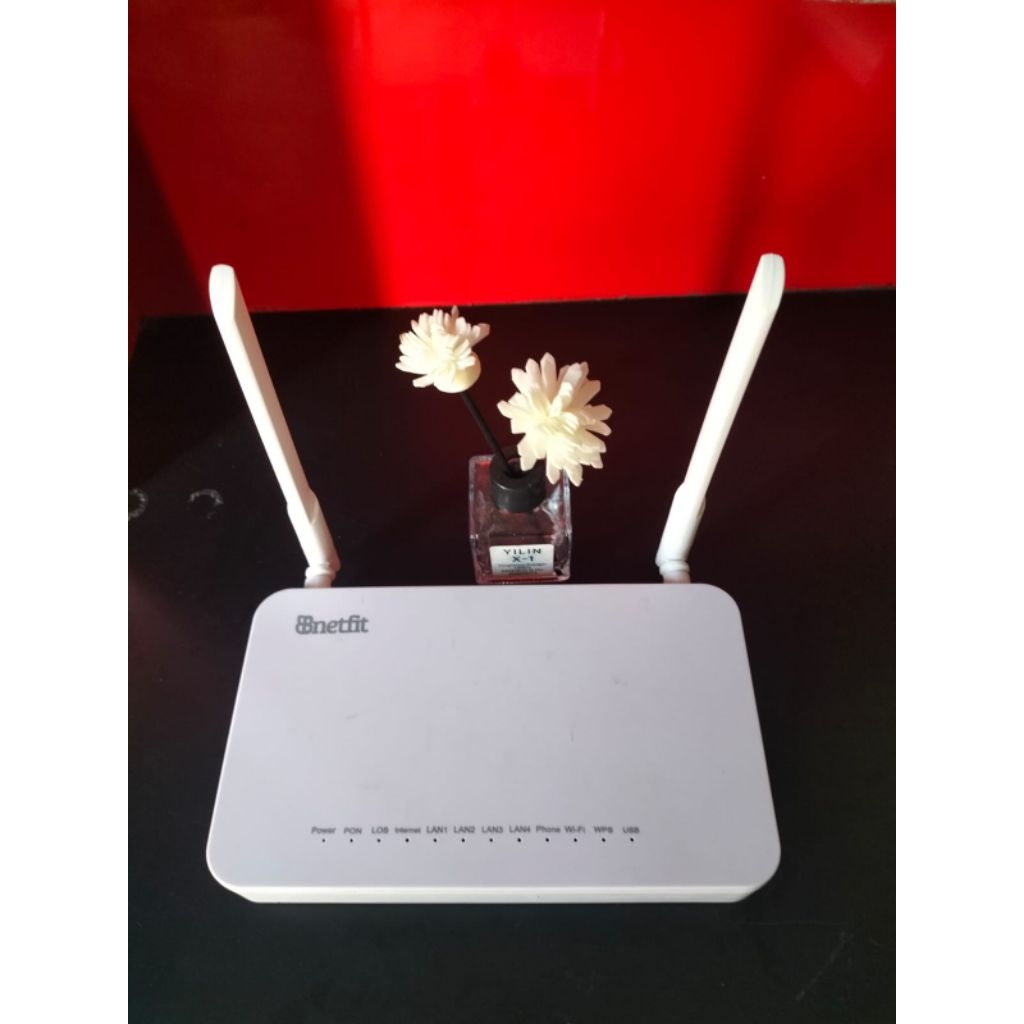 Router WiFi Modem ONT GPON Bnetfit Unipon 8546M V1 Bekas Normal Full Fungsi Router Only Tanpa Adapto