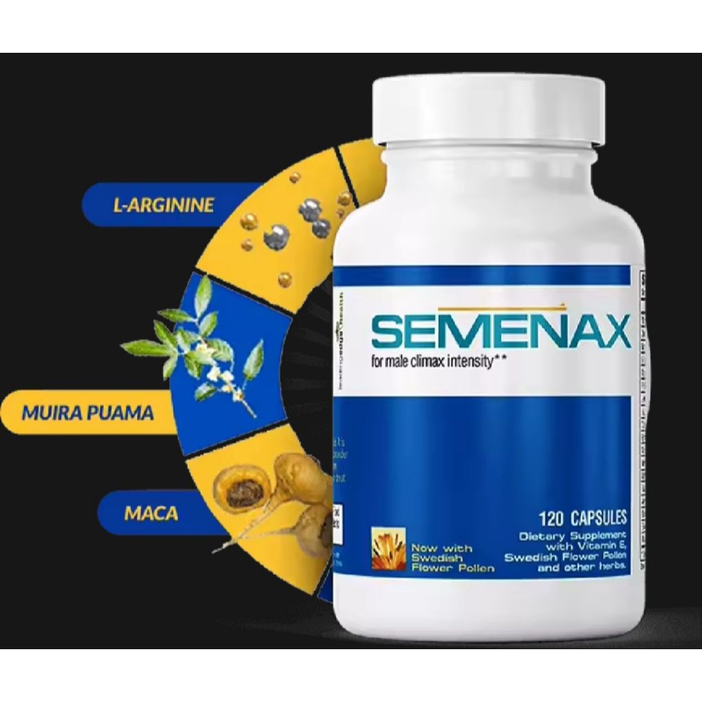 Terbaik Semenax-isi 90 kapsul 100% original aman berkhasiat dan berkualitas - Subur Alami