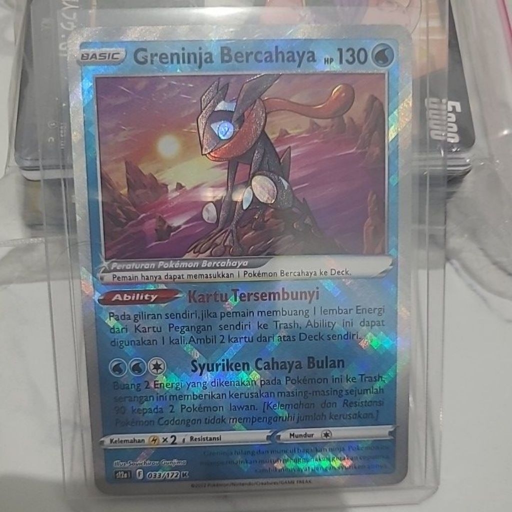 Greninja Bercahaya 033/172 s12a Pokemon TCG Indonesia