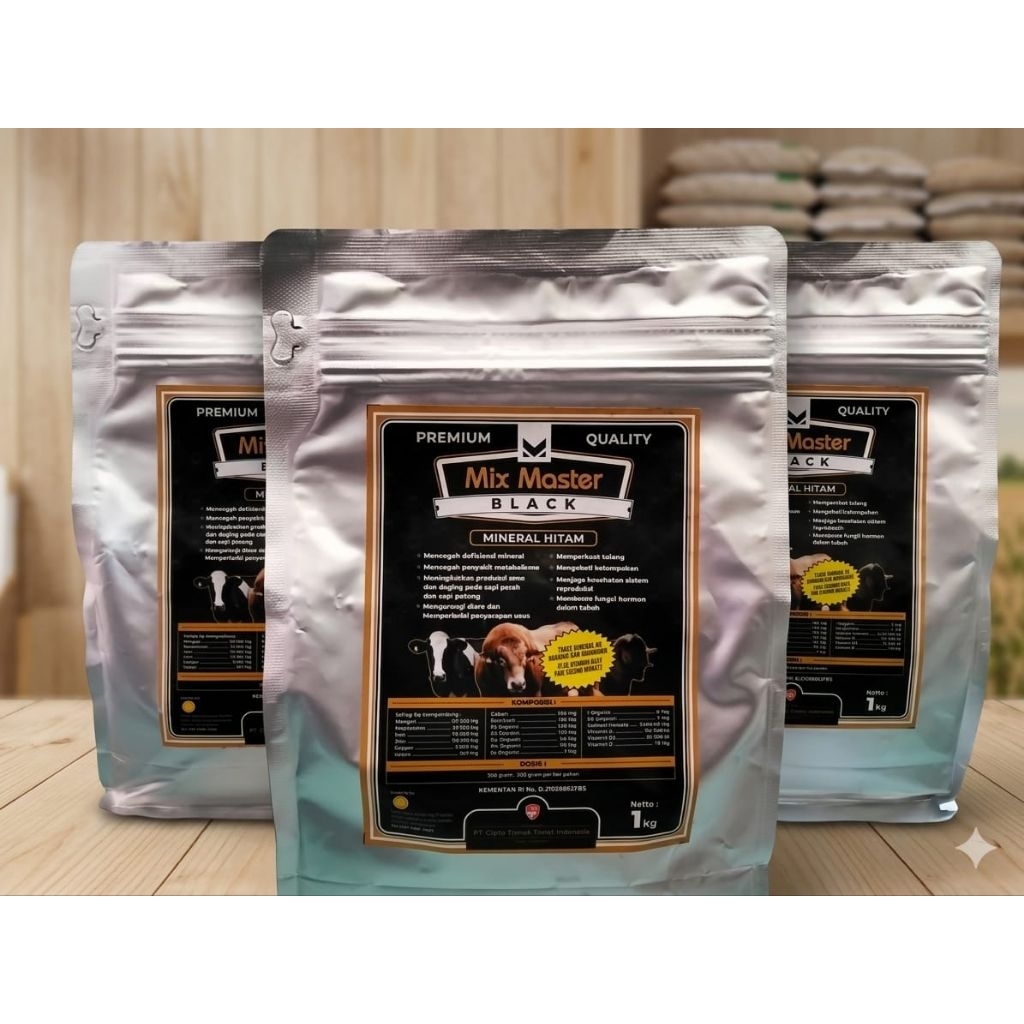 Mineral hitam Mix master black mineral