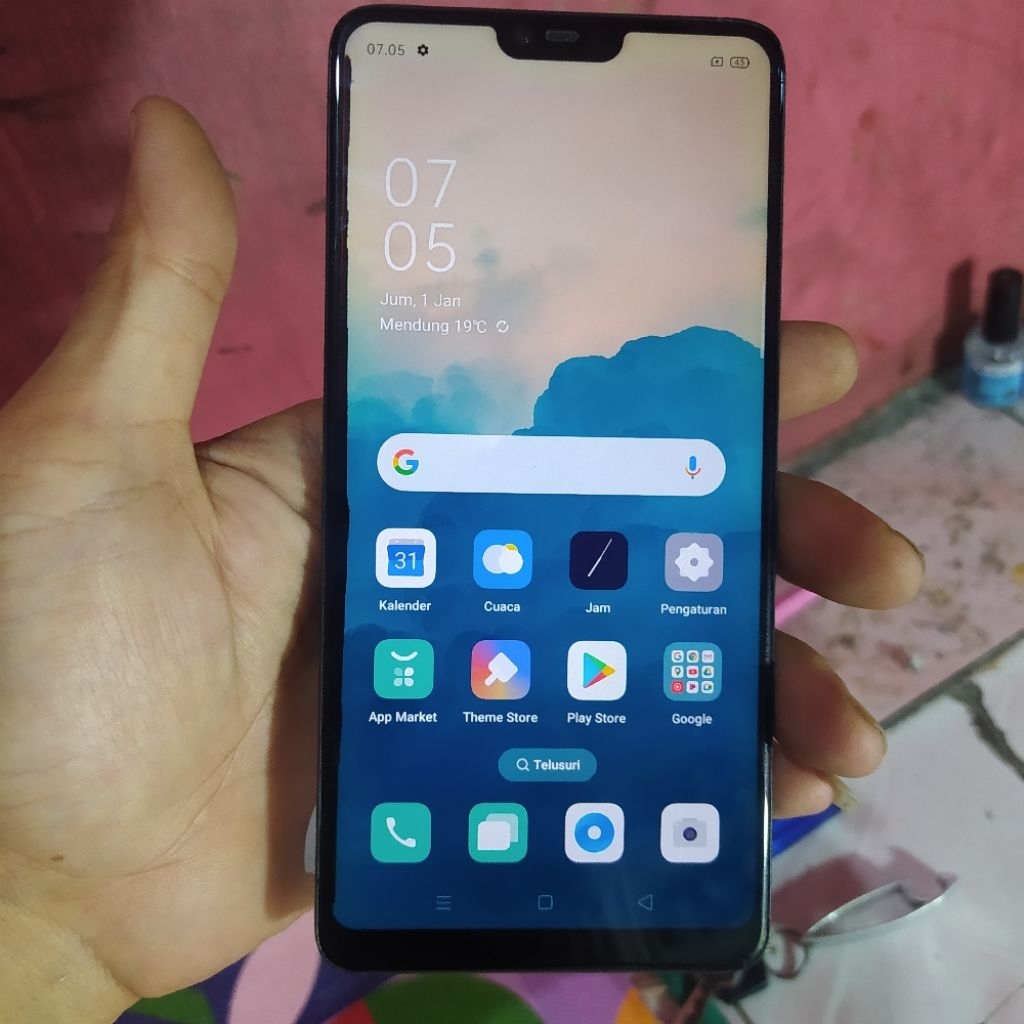 lcd oppo f7 original copotan