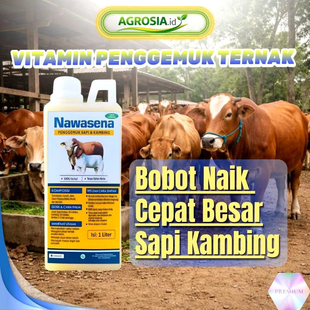 NAWASENA penggemuk sapi hewan ternak 200% gemuk