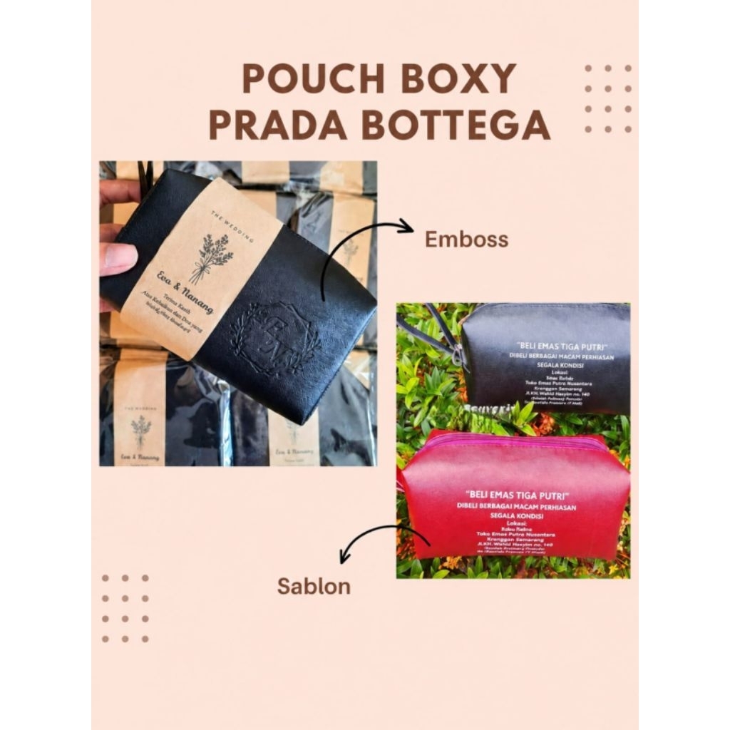 SOUVENIR POUCH / POUCH BOXY / DOMPET / POUCH