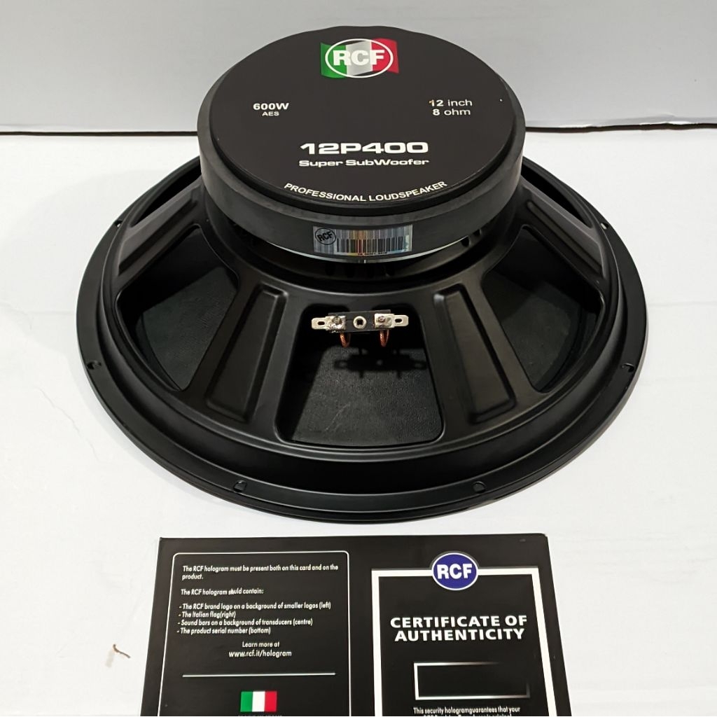 speaker komponen 12 inch RCF 12P400 NEW 600 watts voice coil 3 in original grade A