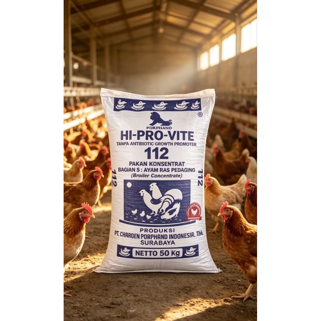 Konsentrat 112 Ayam Pedaging 20Kg Pakan Unggas Ayam