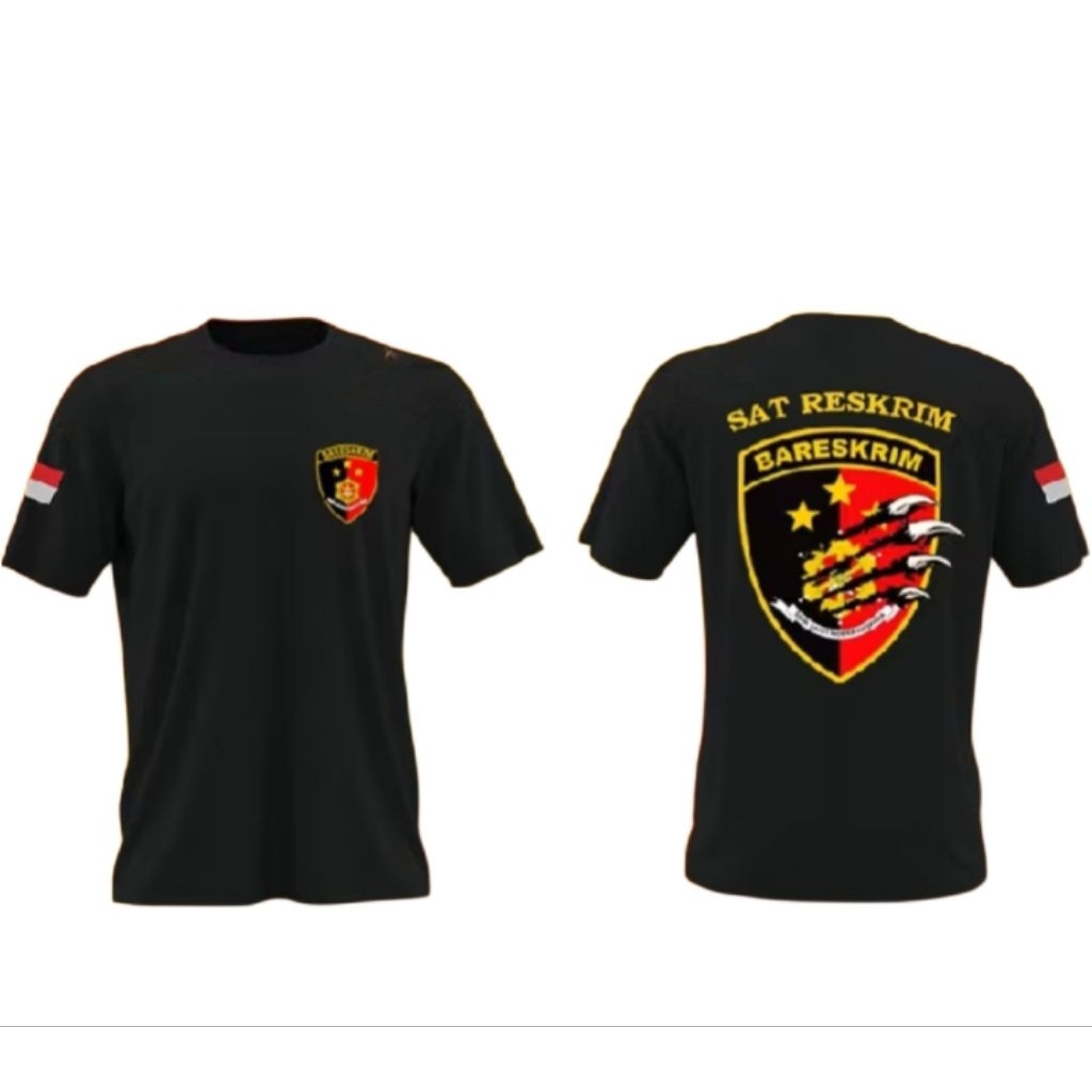 Kaos T-shirt terbaru Sat Reskrim Bareskrim polri