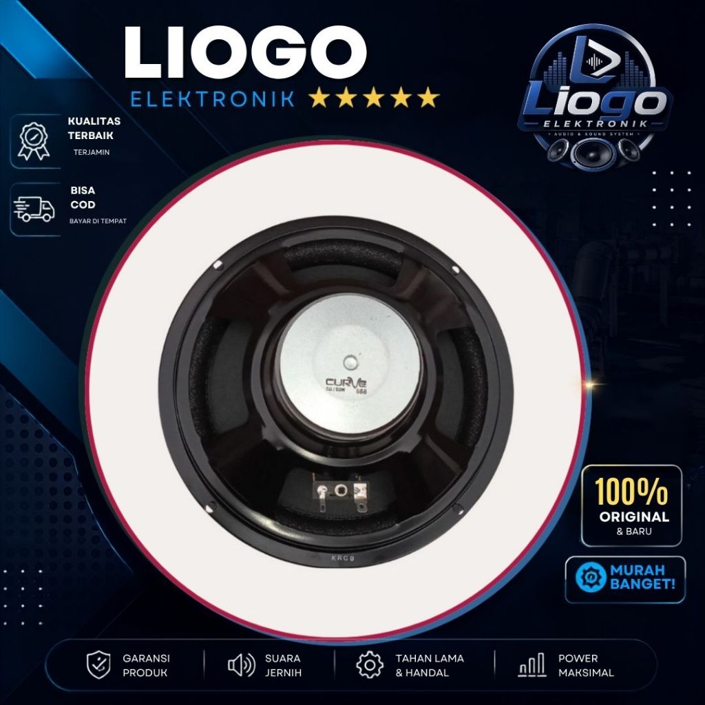 Speaker Curve 8 Inch Curve 858 Curve Woofer 8 Inch 858