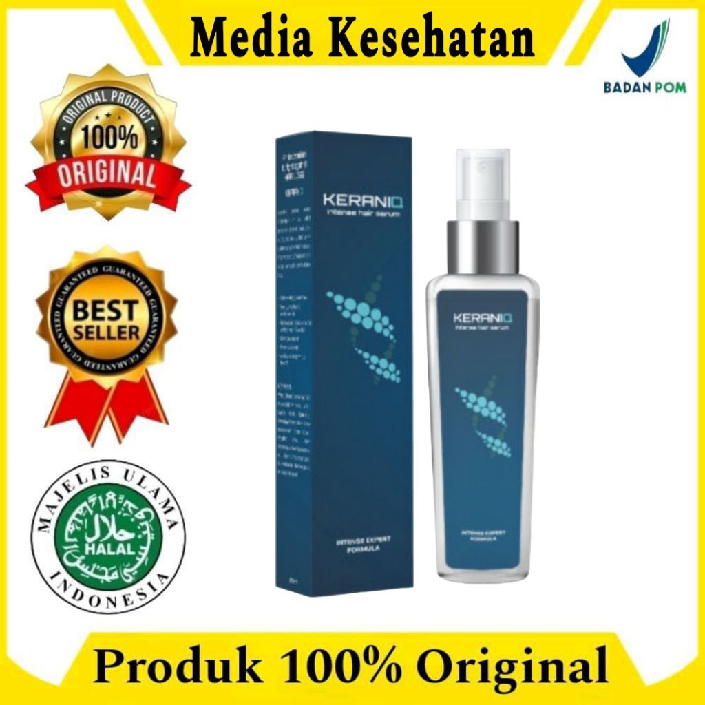 KERANIQ ORIGINAL OBAT PENUMBUH RAMBUT KERANIQ HAIR SERUM ASLI AMPUH KHASIATNYA TOPCER