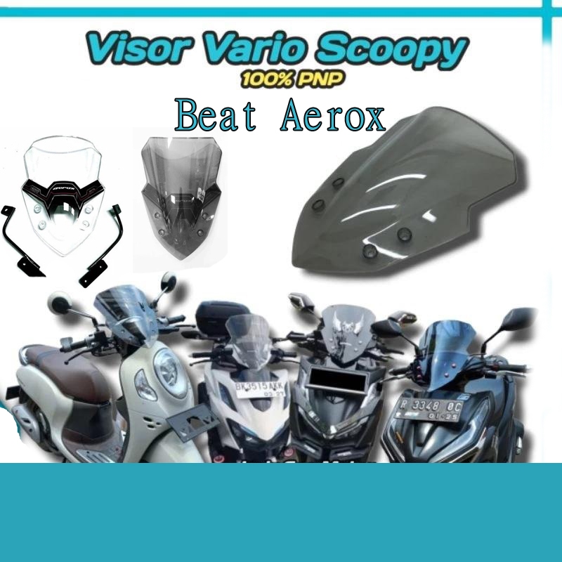 Visor Windshield Beat Street Fi 2016 2017 2018 2019 2020 20212022 2023 BeAT Scoopy