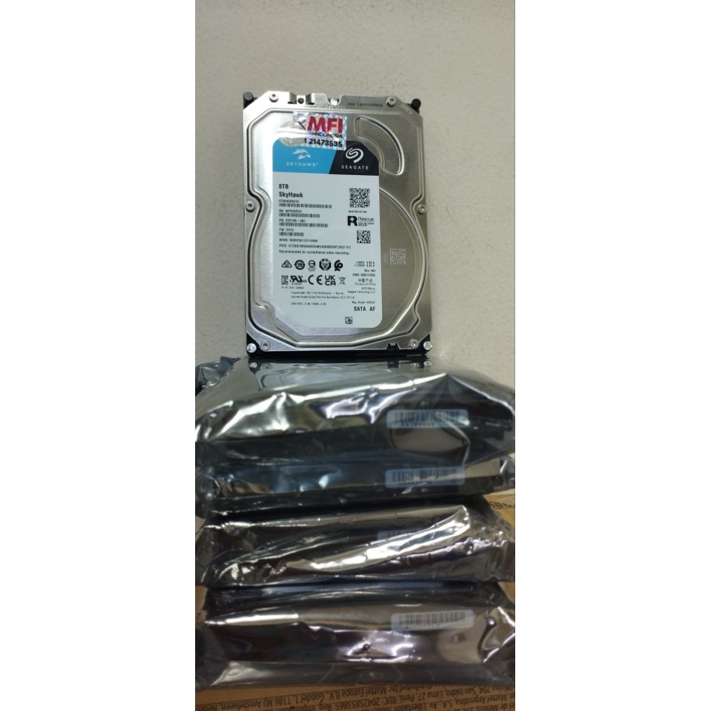 Hardisk CCTV 8TB 3.5" SATA Resmi MFI- Harddisk 8TB