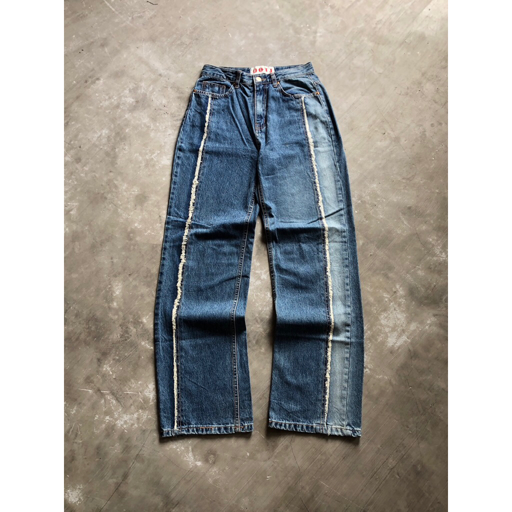 celana jeans OOTJ baggy pants Y2K