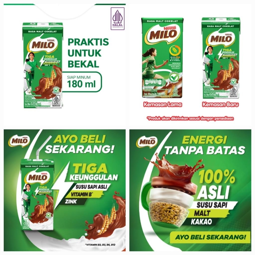 Milo UHT Kotak 180ml