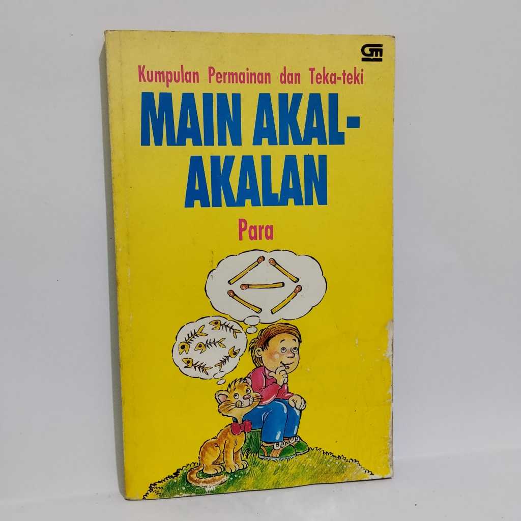 PRELOVED BEKAS BUKU MAIN AKAL-AKALAN KUMPULAN PERMAINAN DAN TEKA-TEKI
