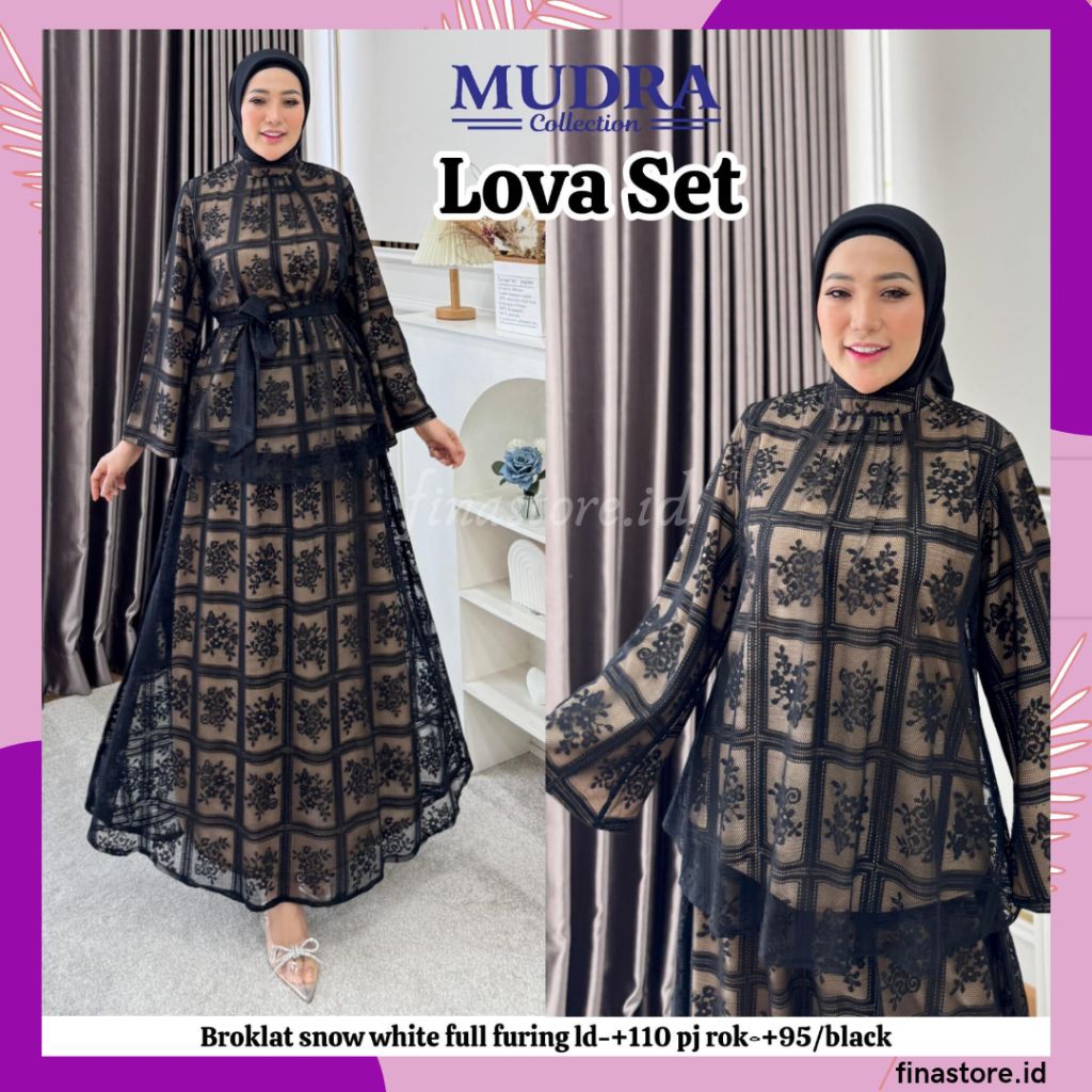 Gamis Mudra Collection / Gamis Terbaru / Gamis Wanita / Gamis Premium / Gamis Pesta / One Set / Sete