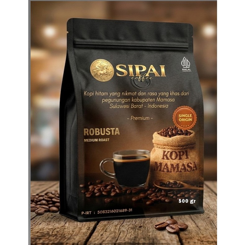 SIPAI Kopi Bubuk Mamasa 500gr - Robusta Premium
