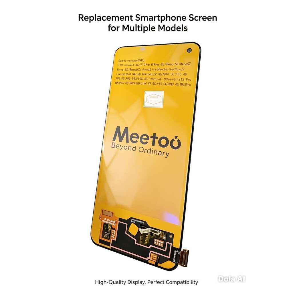 LCD OPPO A74 4G MEETOO BLACK+TS /OPPO A94/OPPO A95 1:1 ORI LCD BY MEETOO