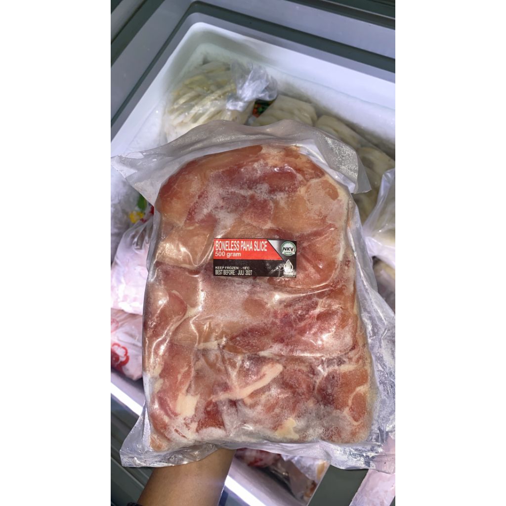 Slice Ayam Dada,Paha 500gr Bogor Frozen