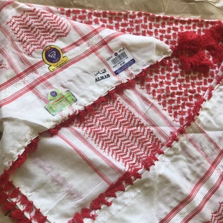 Surban ALMAS ARABI QUTLA Merah Putih
