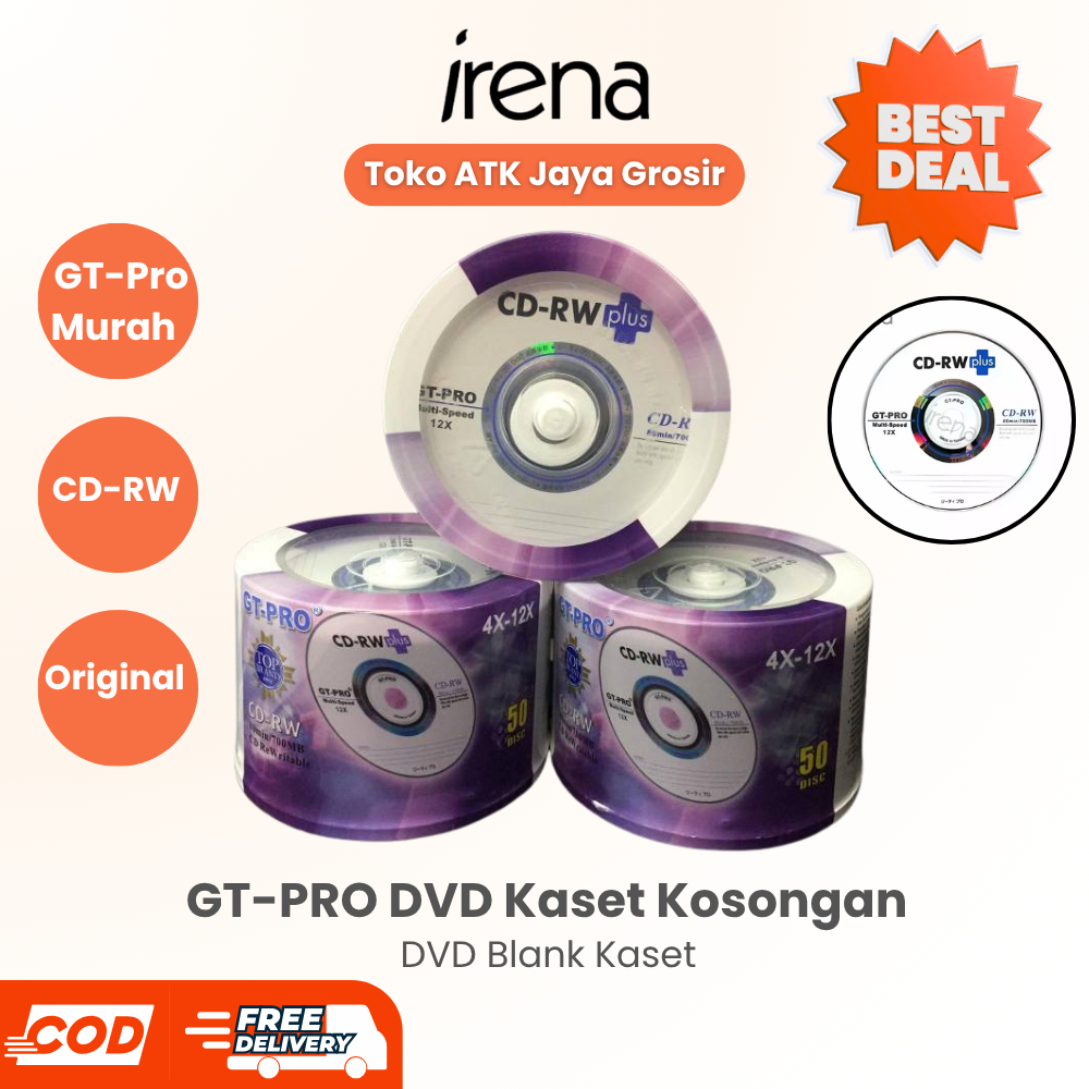 GT-PRO DVD Kaset Kosongan GT-Pro Murah /DVD Blank Kaset Murah - CD-RW