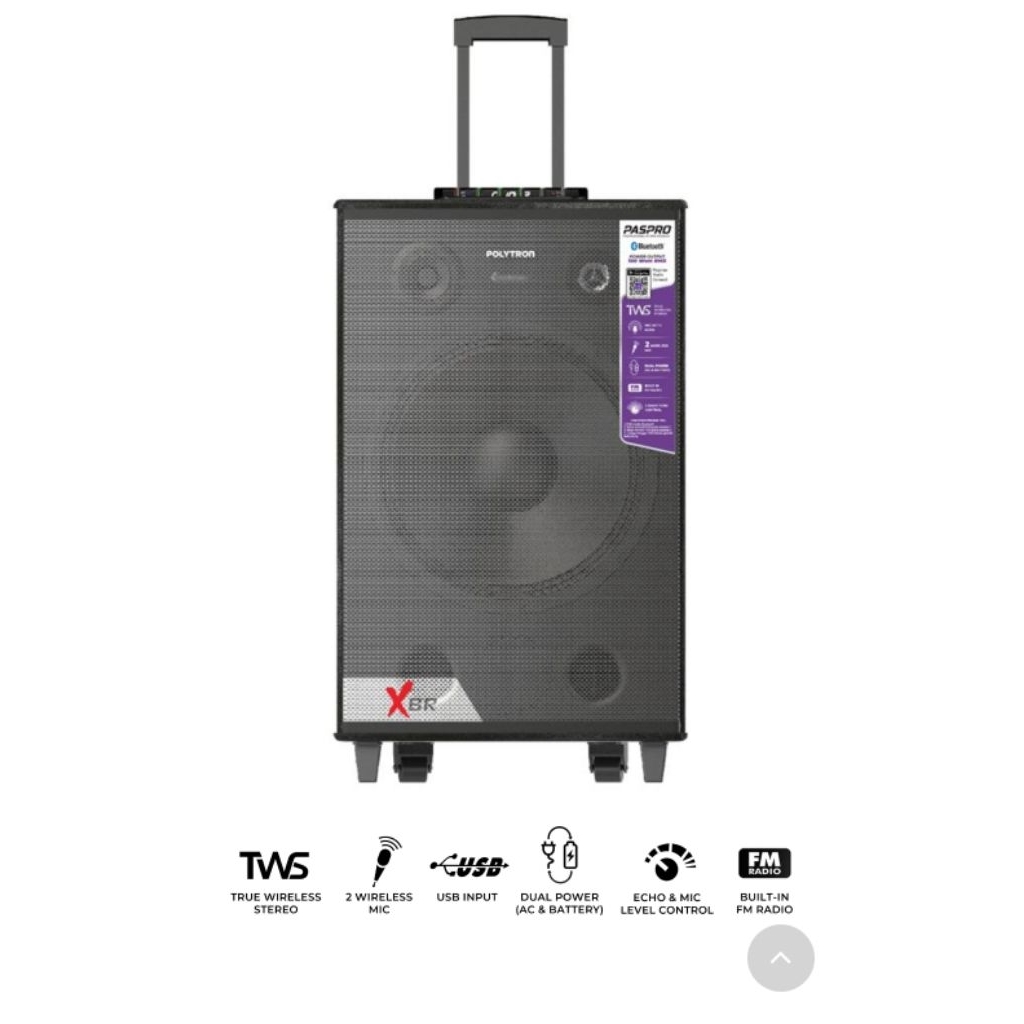 Polytron Speaker 15 inc 15F7 Free mic 2 wireless