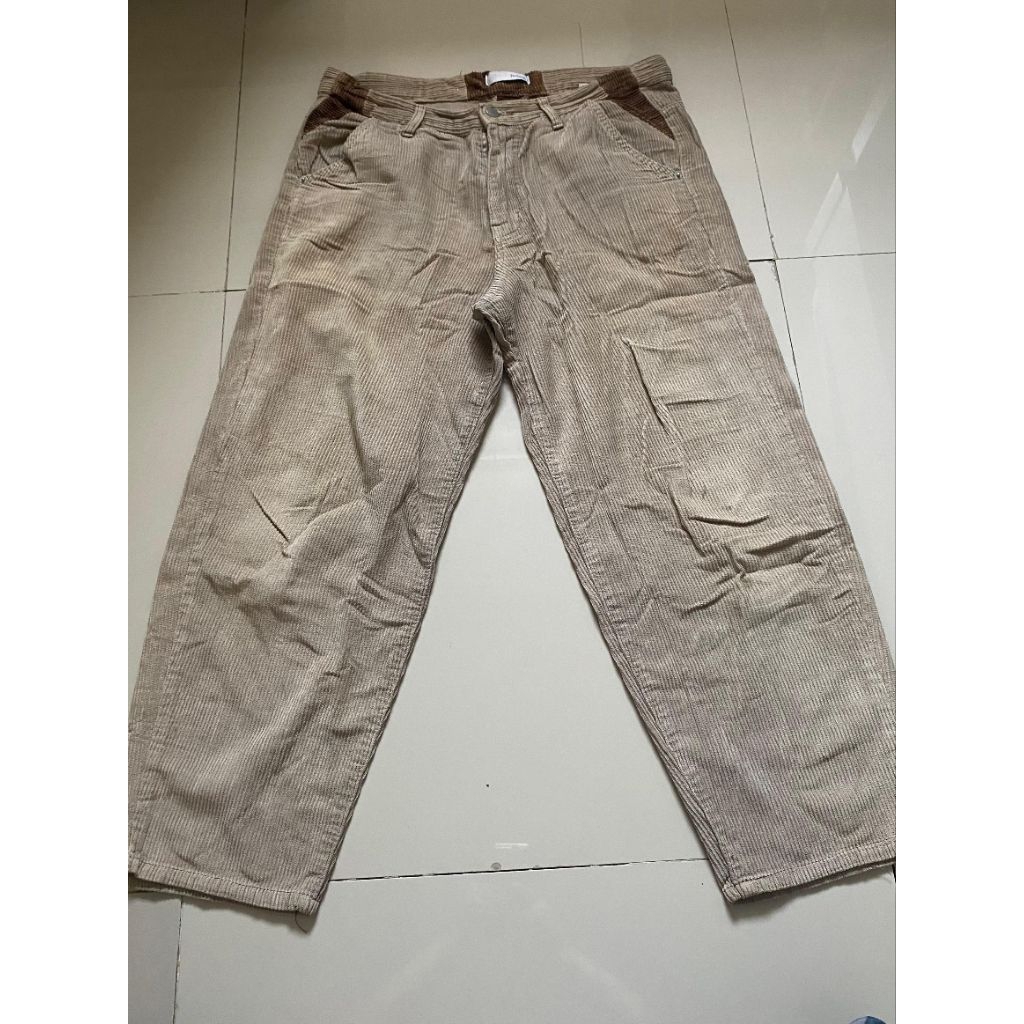 Celana Corduroy Preloved Long Pants Corduroy Rework