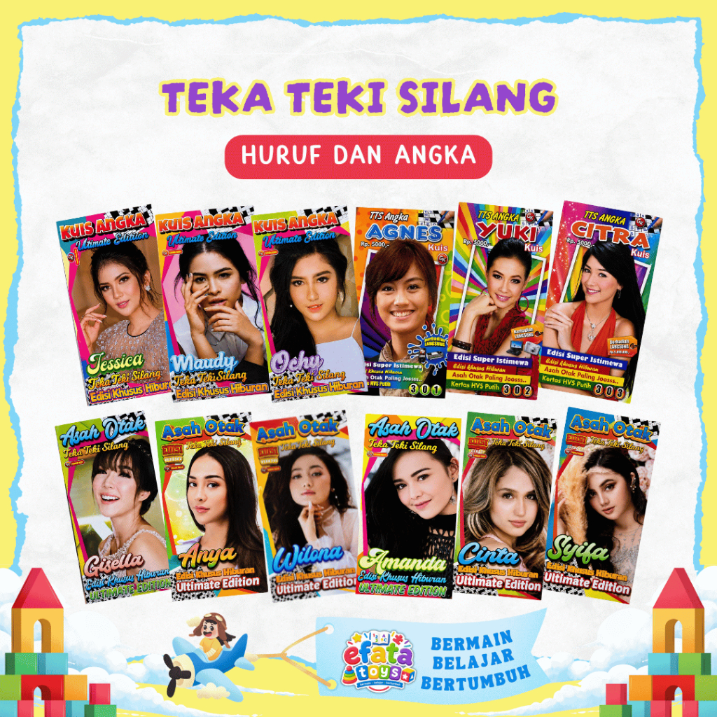 TTS Angka dan TTS Huruf Teka Teki Silang