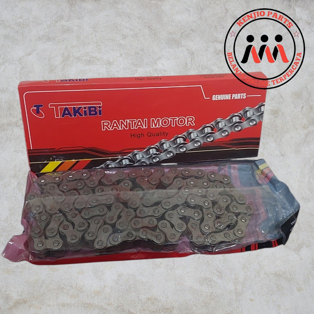 TAKIBI RANTAI RODA/RANTAI RODA MOTOR SILVER 428HG-104L