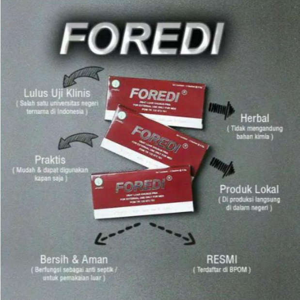 Nyaman Foredi Gel Herbal Oles Tekstur Gel