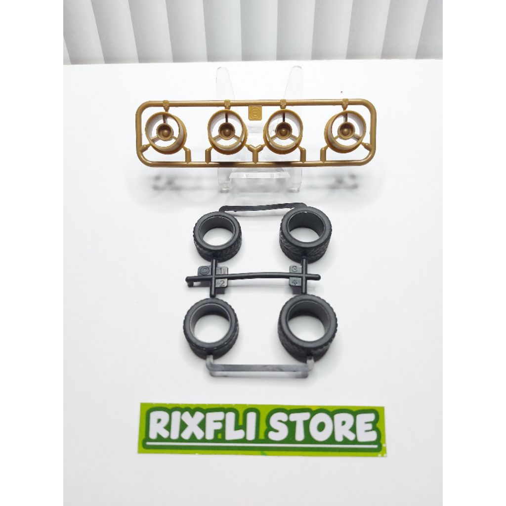 Velg dan Ban Tamiya KIT DAXING Series SPIN COBRA PREMIUM Ukuran SMALL Part Copotan KIT DAXING