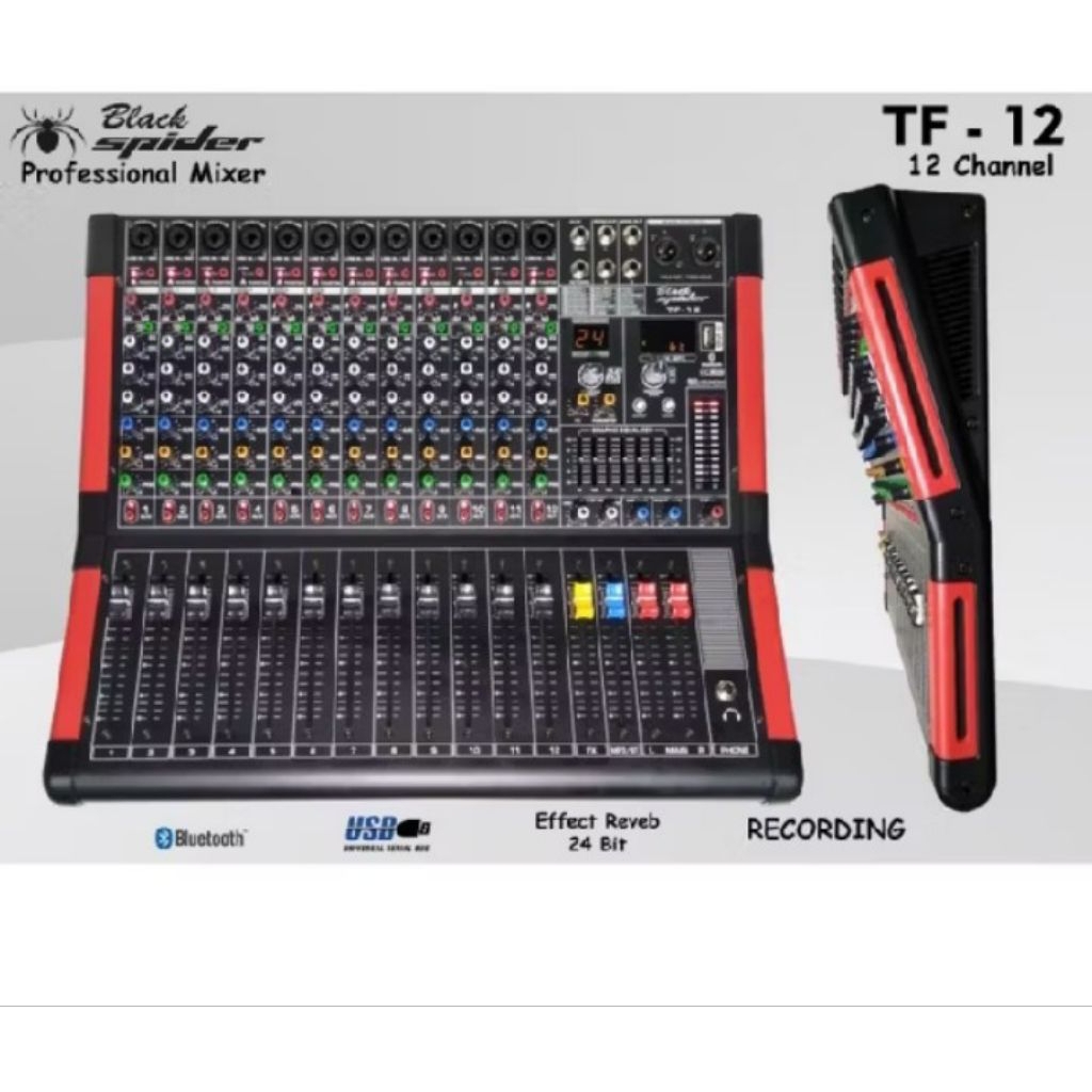 Mixer Profesional Black Spider BS TF12