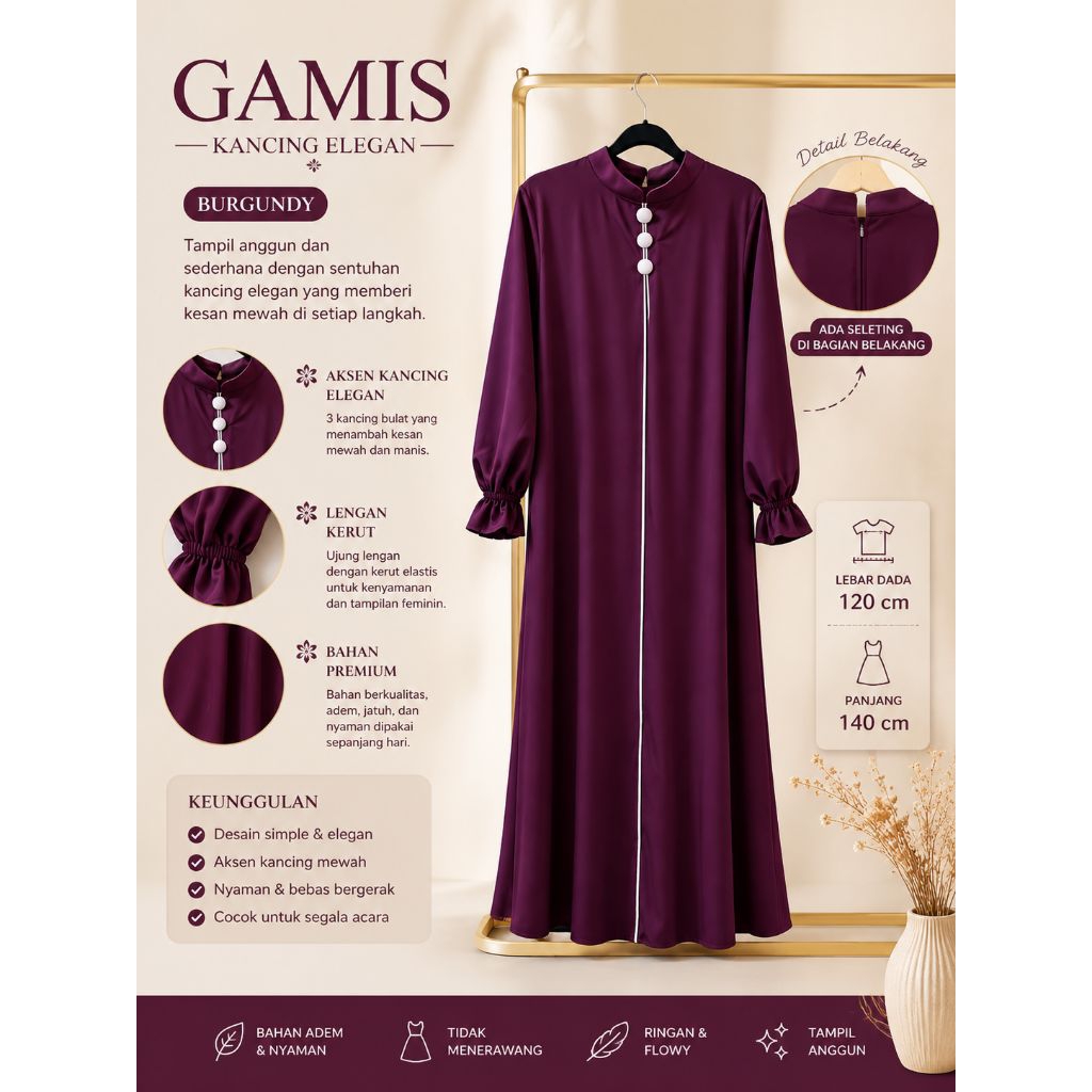 Gamis Yoris premium