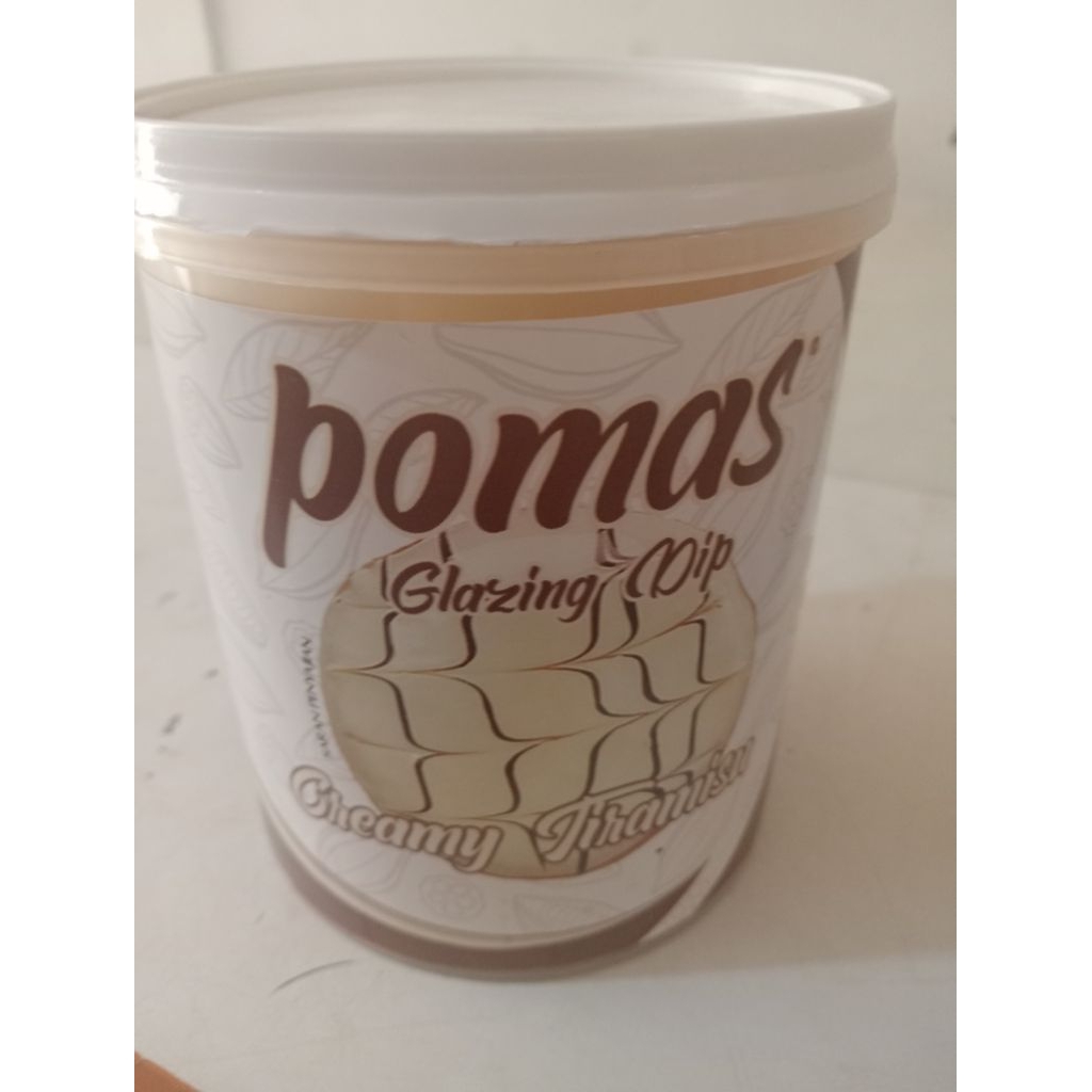 Pomas dip glaze 1 kg dengan ember