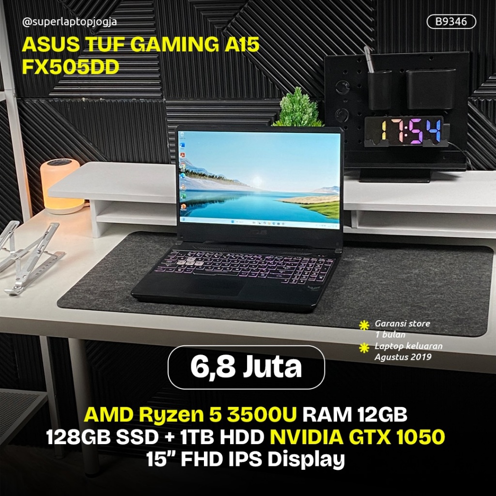 ASUS TUF GAMING A15 FX505DD B9346