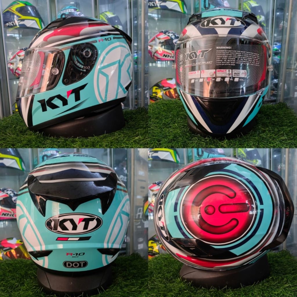 KYT R10 AQUAMARINE ORIGINAL KYT