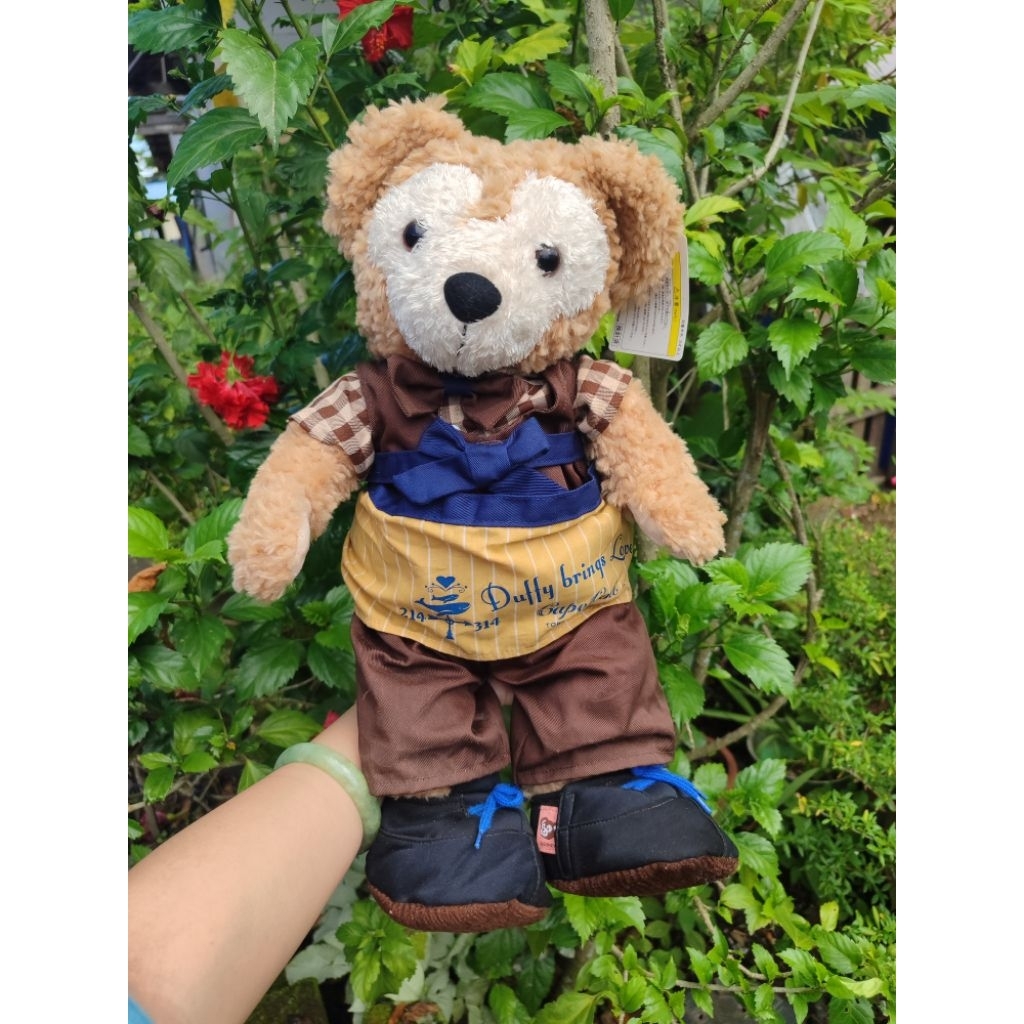 boneka duffy kostum baju, celemek, celana, sepatu brand semua original disney
