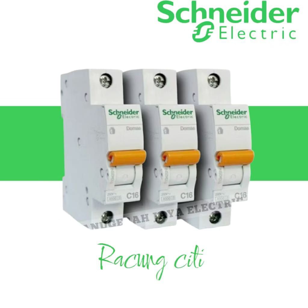 MCB MODIFIKASI AMPER DOMAE SCHNEIDER 2A-63A ORIGINAL