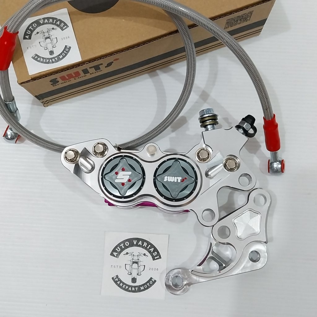 kaliper plus breket rx king new kaliper bigpot swits cnc 4piston