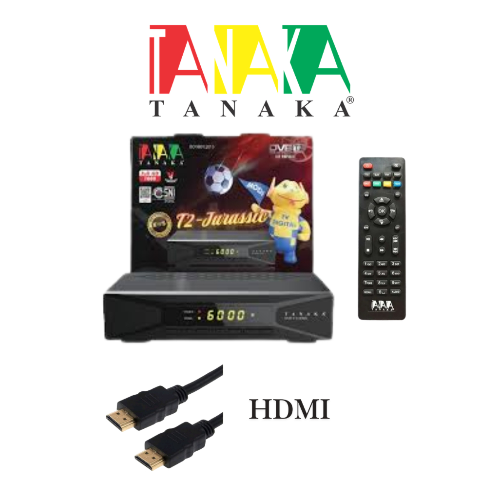 SET TOP BOX TANAKA METAL DVB T2 V5 /STB T2 DVB JURRASIC TANAKA ini