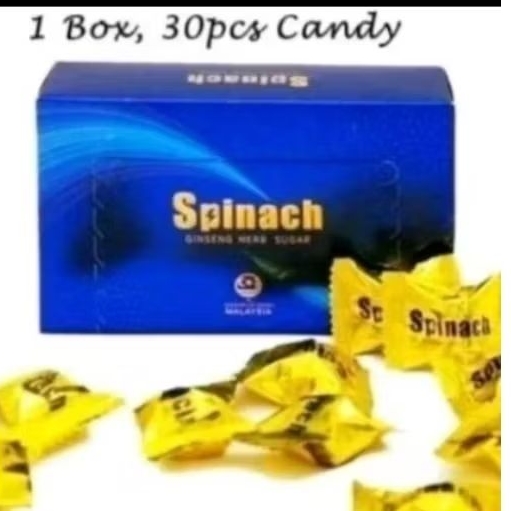 New produk spinachCandyGinseng Ori 30 pcs